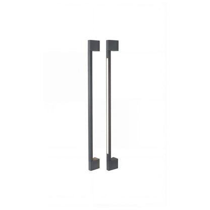 Azzardo GUSTO buitenwandlamp 90 cm donkergrijs