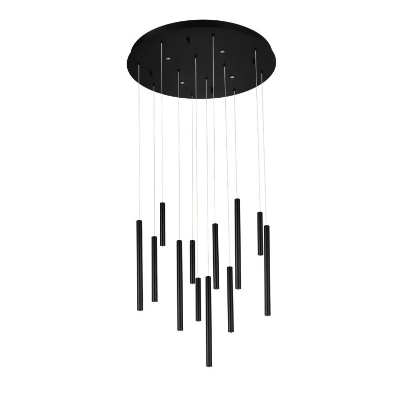 ILIOS 12 PENDANT zwart