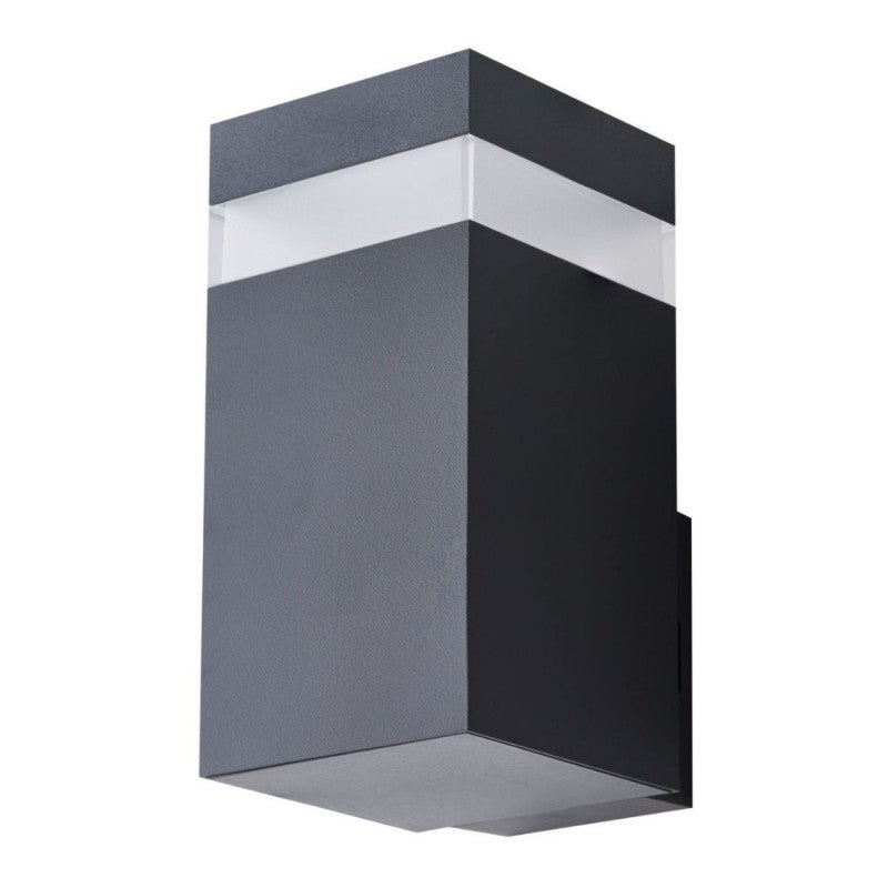 Azzardo JASON vierkante buitenwandlamp zwart