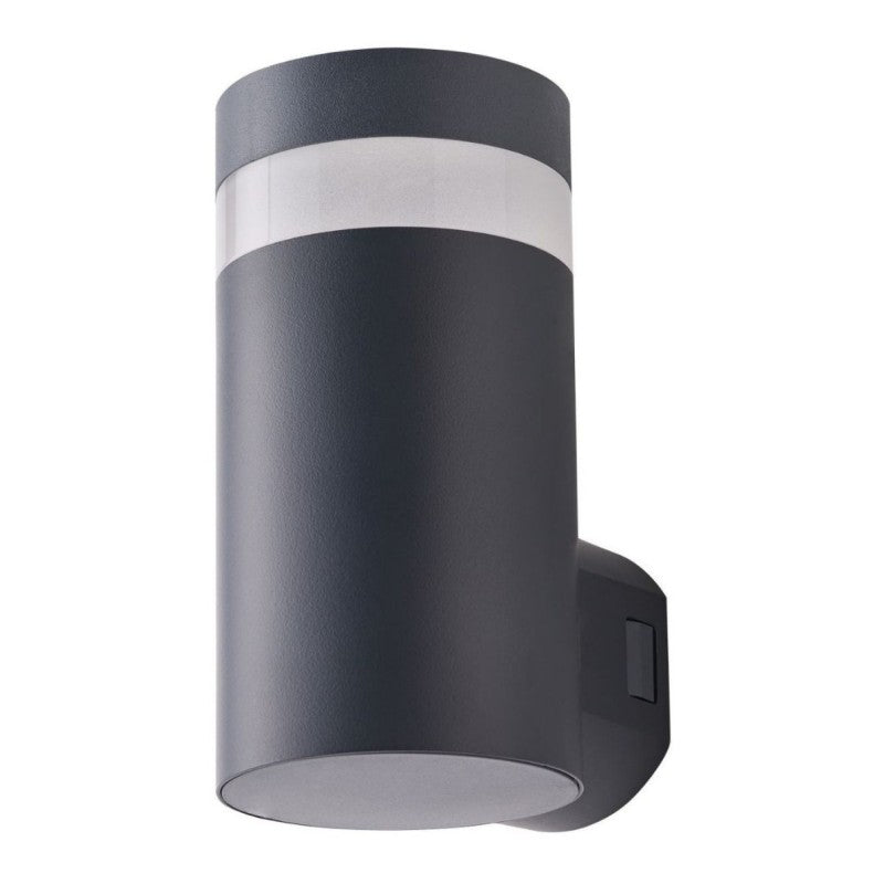 Azzardo JASON ronde buitenwandlamp donkergrijs