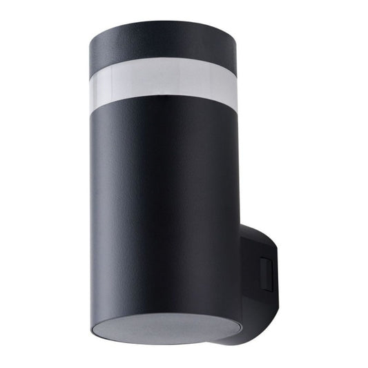 Azzardo JASON ronde buitenwandlamp zwart