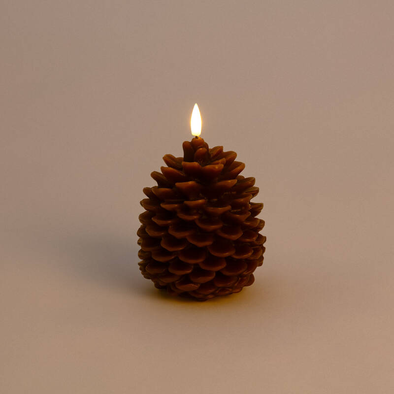LED waskaars van natuurwas | timer | 2700K