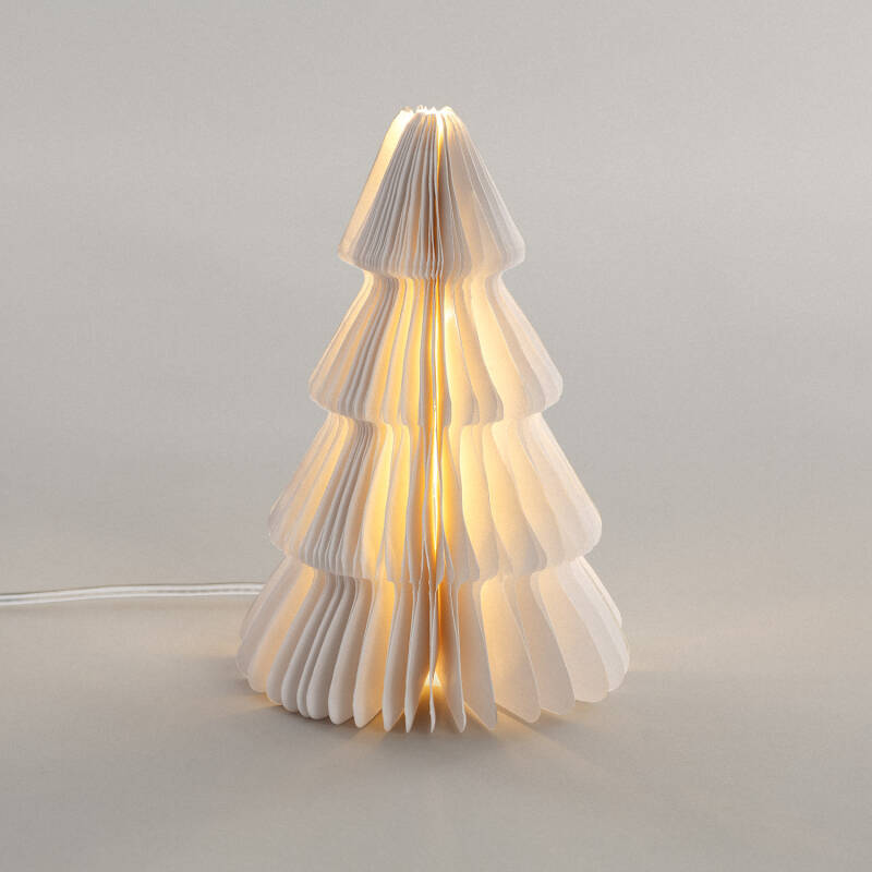 Árvore de Natal LED em papel, 15 cm | 35 LED