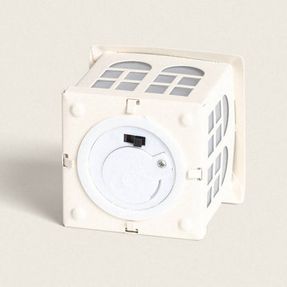 Casita navideña LED colgante | 1 LED | CR2032