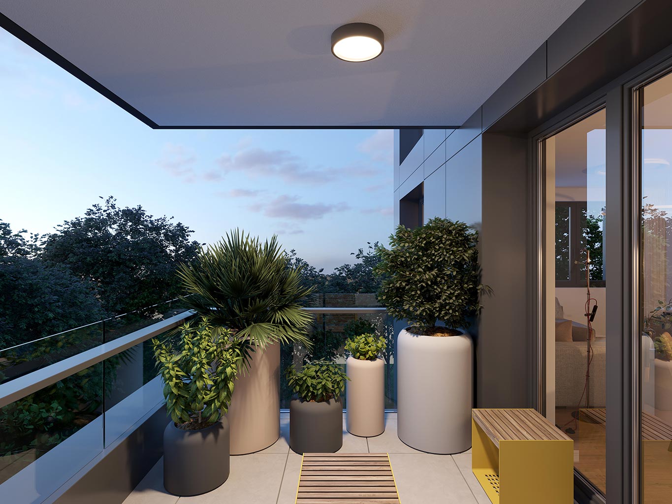 LED2 KERY buitenwandlamp sfeerbeeld gevel