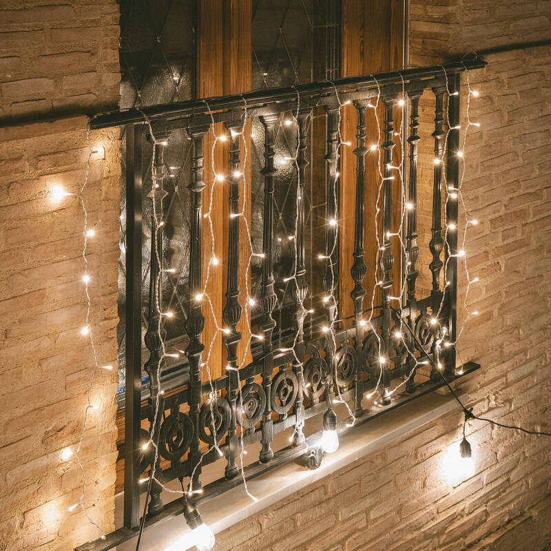 Светлинна завеса с LED 3 m | 100 LED | таймер | IP44