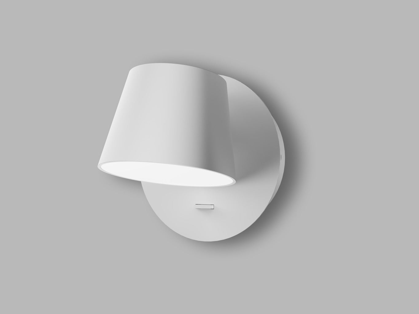 LED2 KOTO wit cilindrische wandlamp opaal