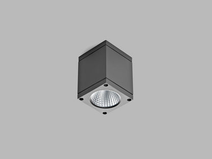 LED2 KUBO kubus buitenwandlamp antraciet COB LED