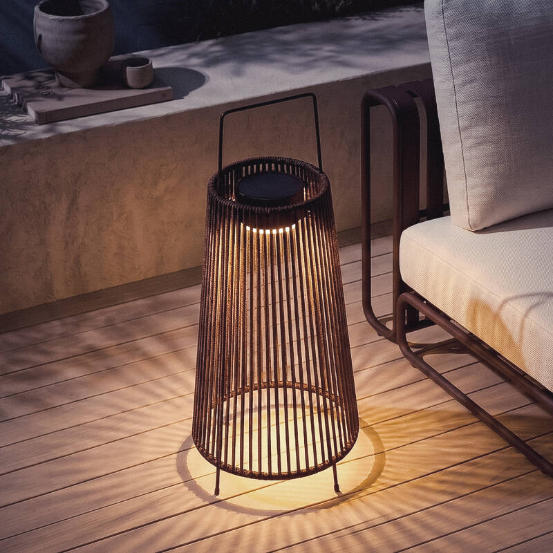 Talivo solar lamp touw detail
