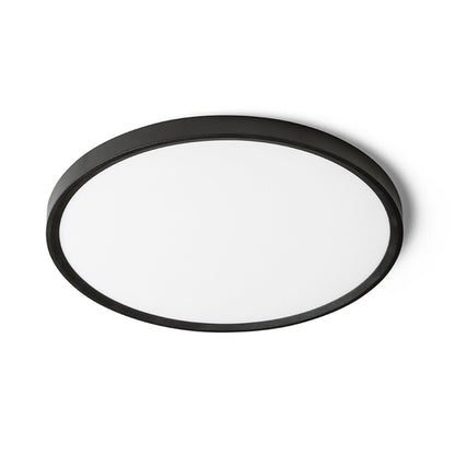 LANA 40 platte LED plafondlamp zwart