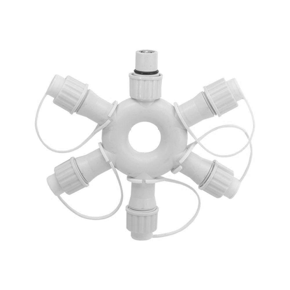 230V 5-weg ring connector wit