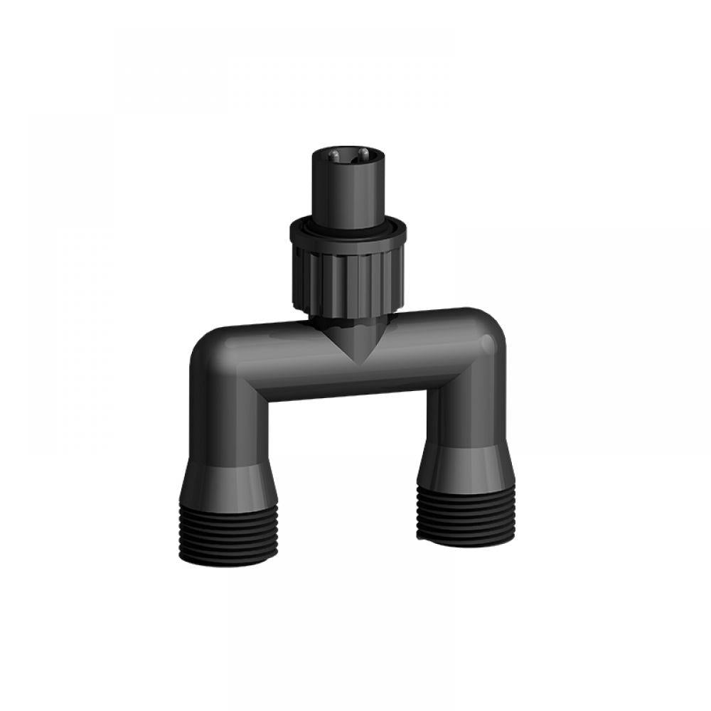 230V Y-connector zwart