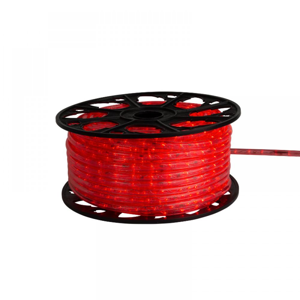 LED lichtslang 230V 50m horizontaal rood