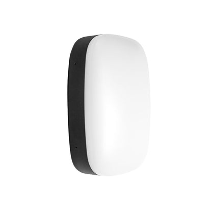LED wandlamp buiten rechthoekig zwart IP65