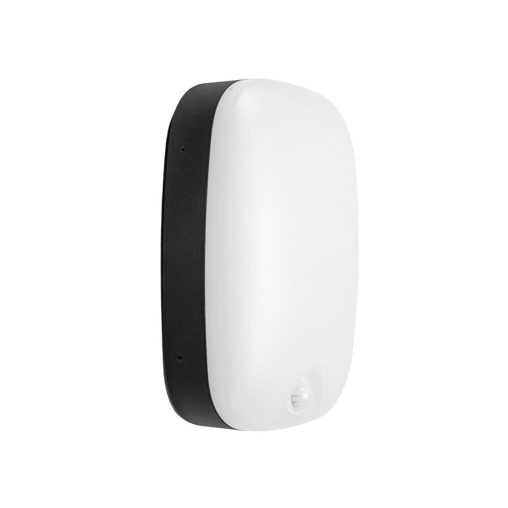 LED wandlamp buiten rechthoekig zwart IP65
