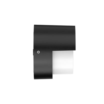 LED wandlamp buiten rond zwart IP65