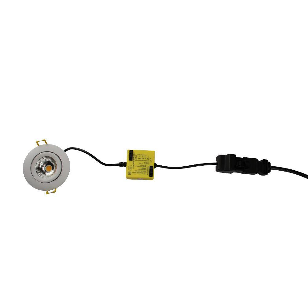 LED inbouwspot rond Ø82 mm wit