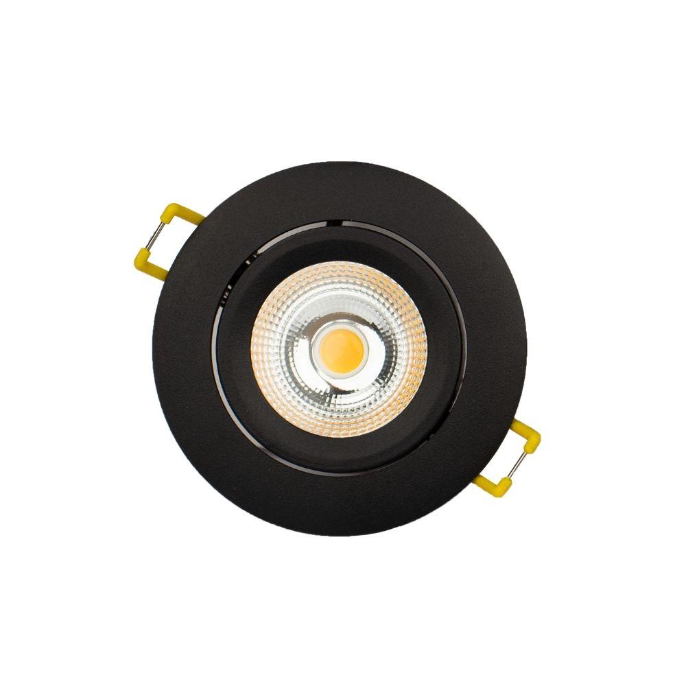 LED inbouwspot rond Ø82 mm zwart