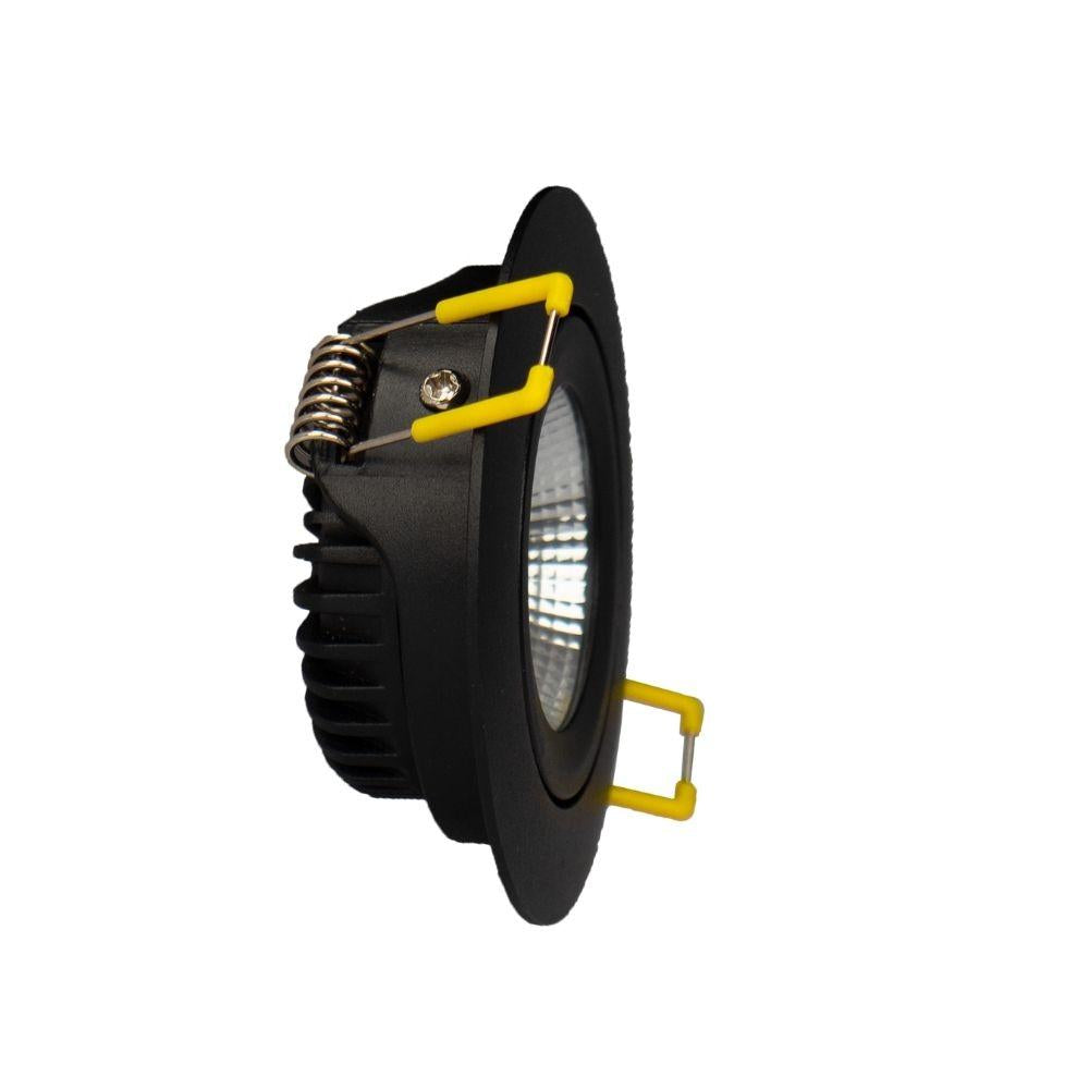 LED inbouwspot rond Ø82 mm zwart