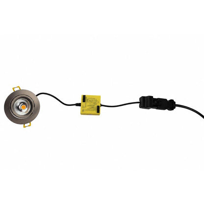 LED inbouwspot rond Ø82 mm gunmetal mat