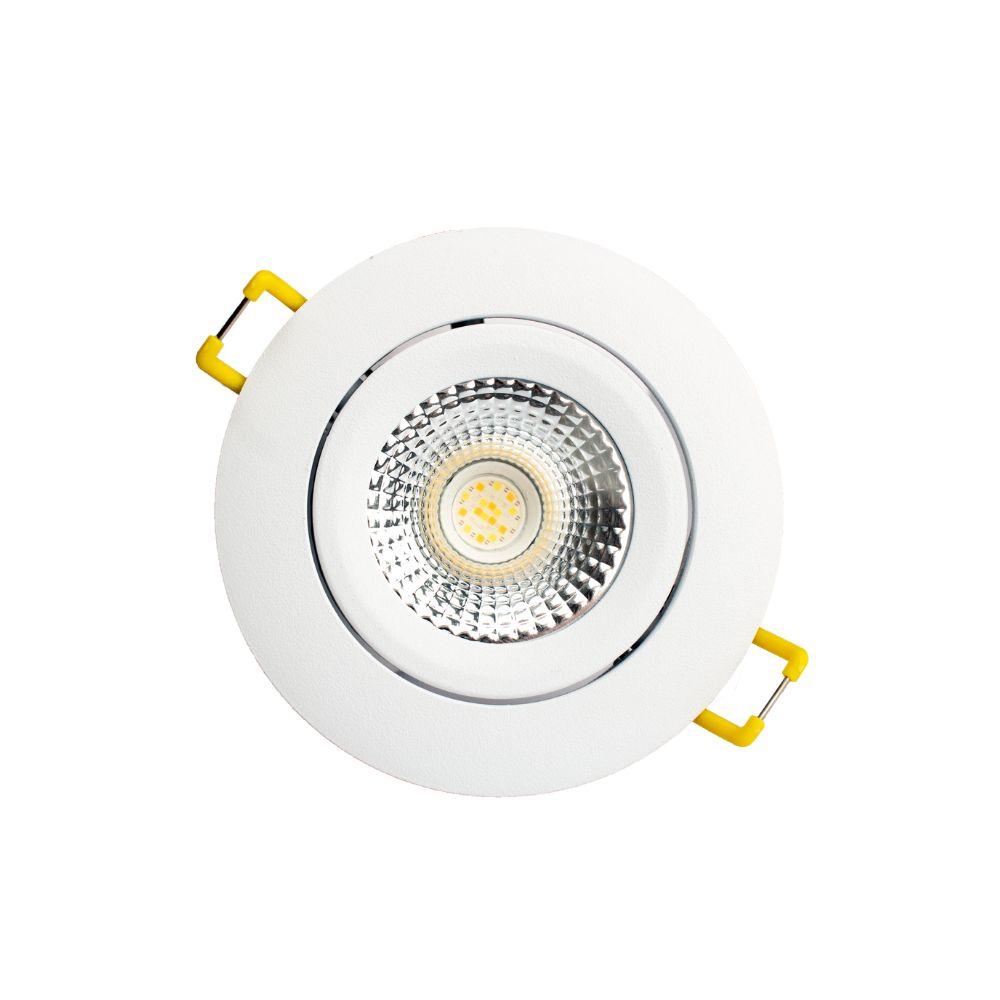 Slimme LED inbouwspot RGBTW Ø82 mm wit