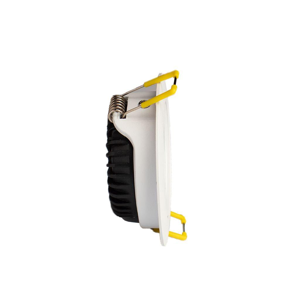 Slimme LED inbouwspot RGBTW Ø82 mm wit