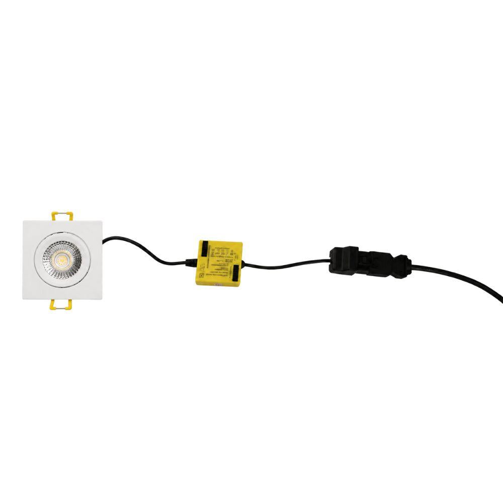 LED inbouwspot vierkant wit