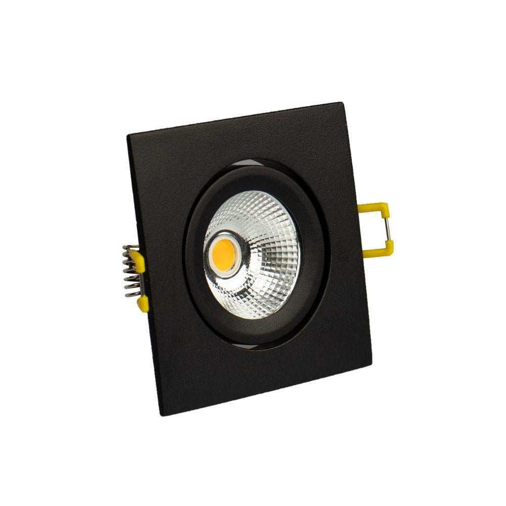 LED inbouwspot vierkant zwart