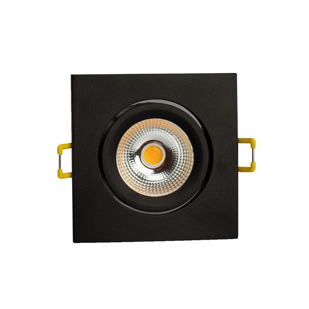 LED inbouwspot vierkant zwart