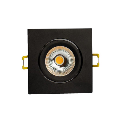 LED inbouwspot vierkant zwart