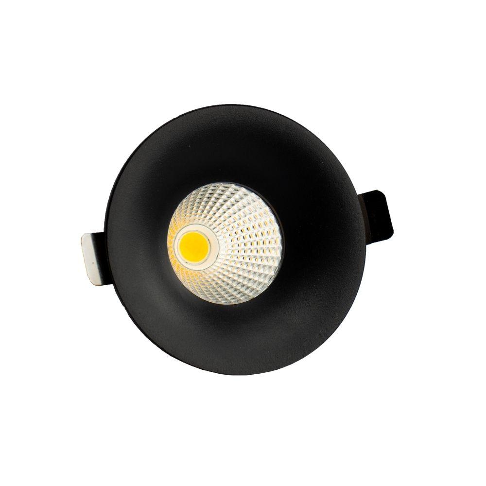 LED inbouwspot rond Ø85 mm zwart