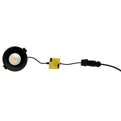 LED inbouwspot rond Ø85 mm zwart