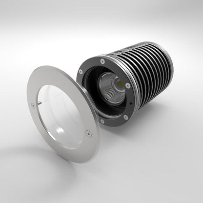 LED grondspot kantelbaar dimbaar antraciet IP67