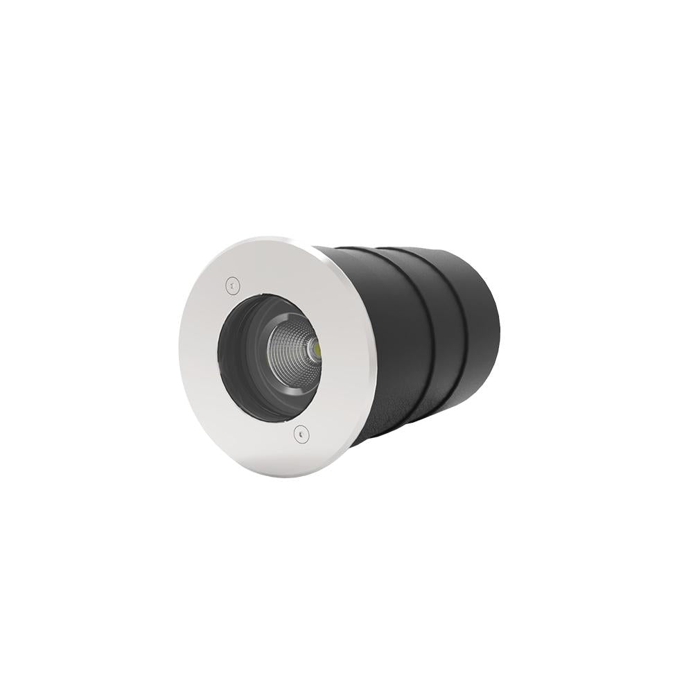 LED grondspot kantelbaar dimbaar antraciet IP67