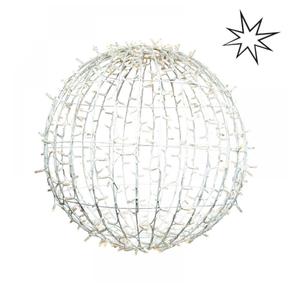 Verlichte 3D-bal 80cm