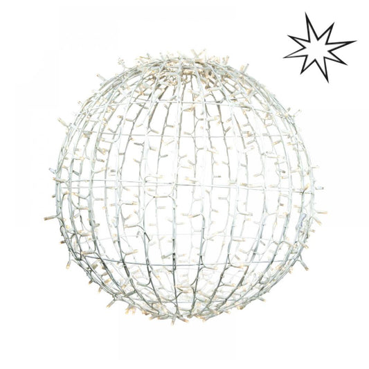 Verlichte 3D-bal 80cm