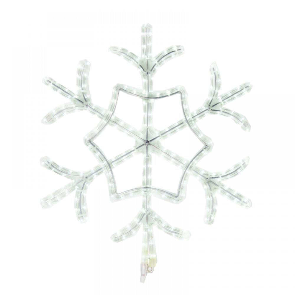 Lichtmotief sneeuwvlok 60x52cm