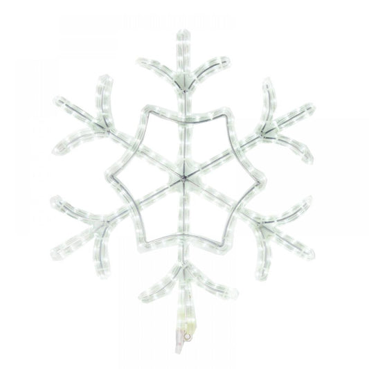 Lichtmotief sneeuwvlok 60x52cm