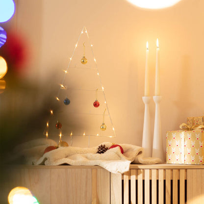 LED kerstboom 61 cm | wit | 22 LED