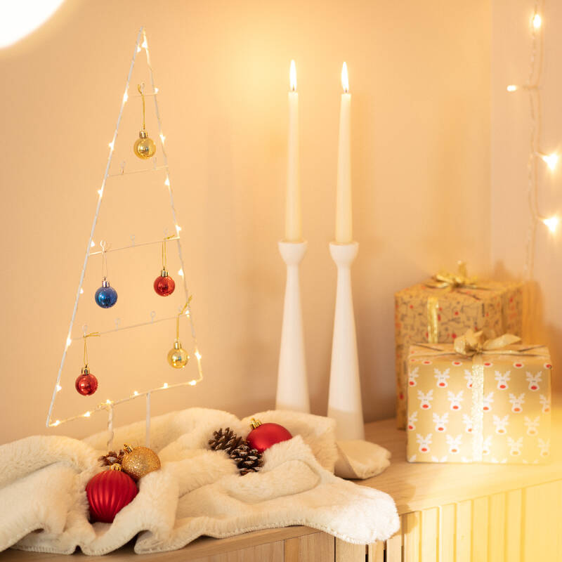 LED kerstboom 61 cm | wit | 22 LED