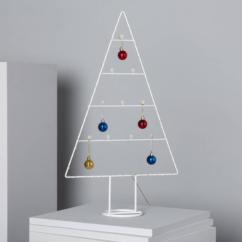 LED kerstboom 61 cm in wit