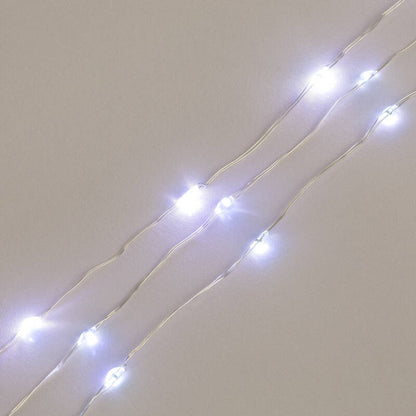 LED lichtgordijn buiten 6 m | 378 LED | koel wit | IP44