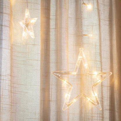 Guirlande lumineuse avec étoiles | 77 LED | 4,5 W | IP44