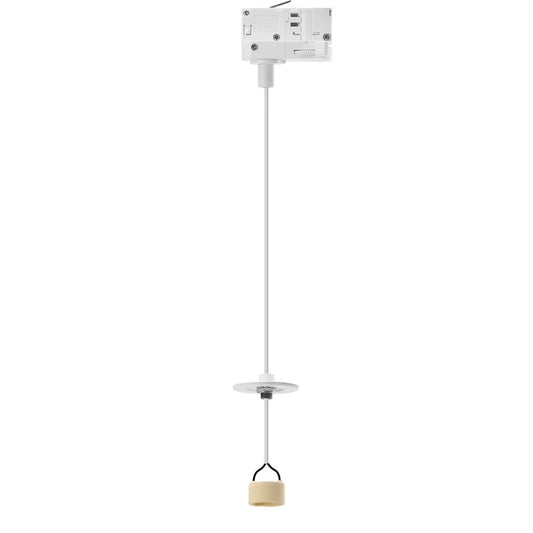 LUCAS BASE ACC | Railspot met pendelset | 3-LINE 230V | wit of zwart
