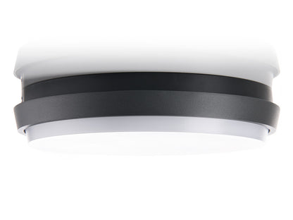 LED2 LUNA L slank profiel detailfoto antraciet