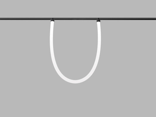 LED2 MAG HOSE 200 48V flexibele hangende siliconen lichtbuis zwart