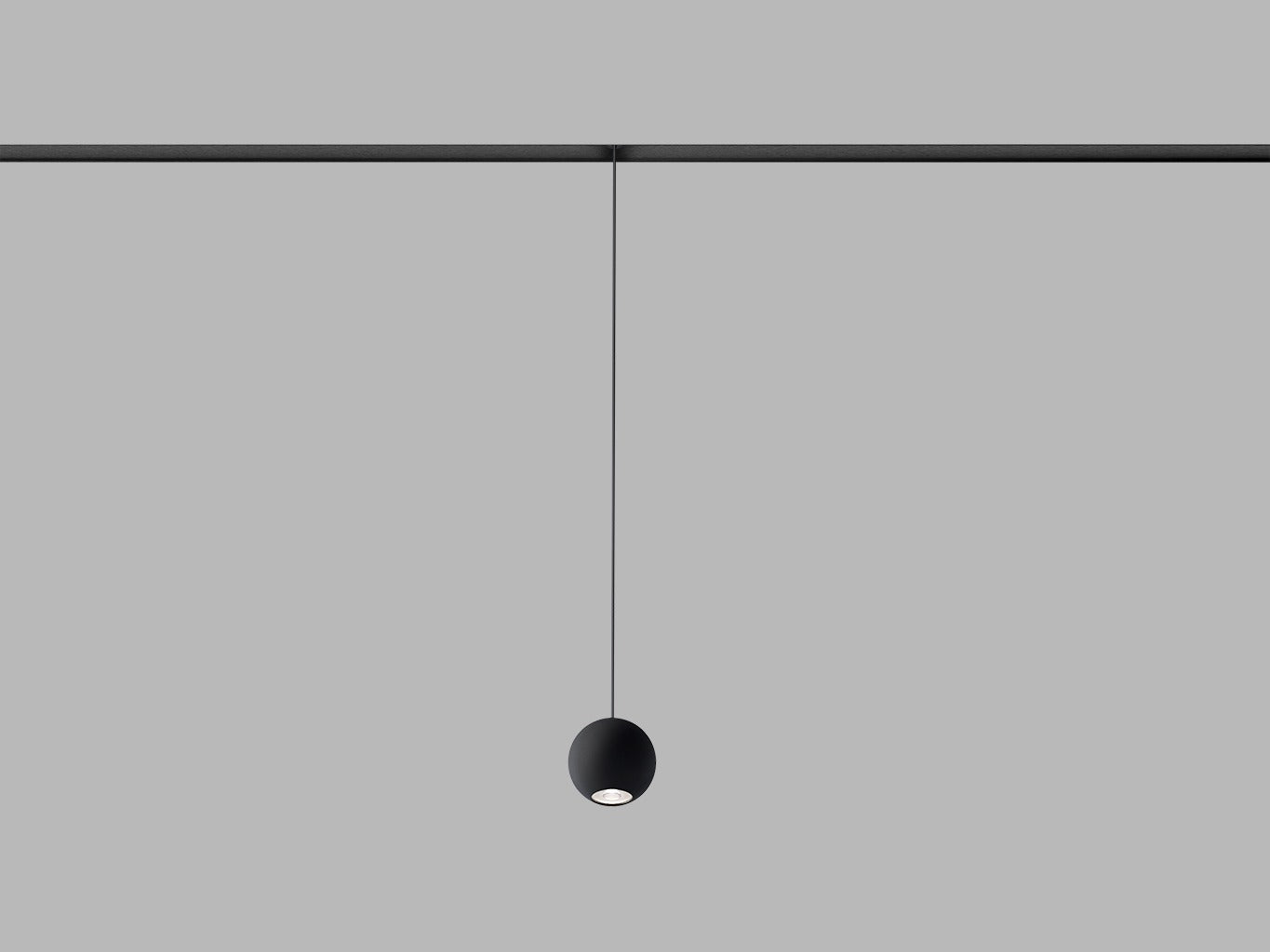 LED2 MAG OCCO Z 48V hangende magnetische spot zwart