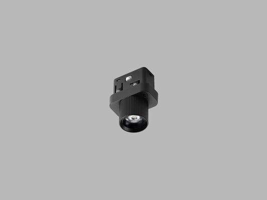 LED2 MAG SHOT 48V compacte magnetische railspot zwart