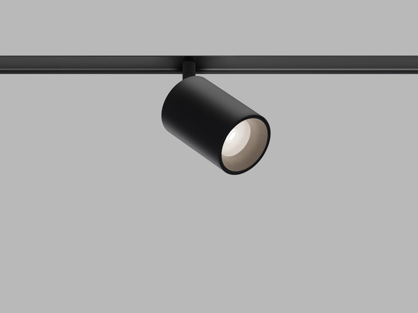 LED2 MAYO 48V richtbare magnetische railspot zwart