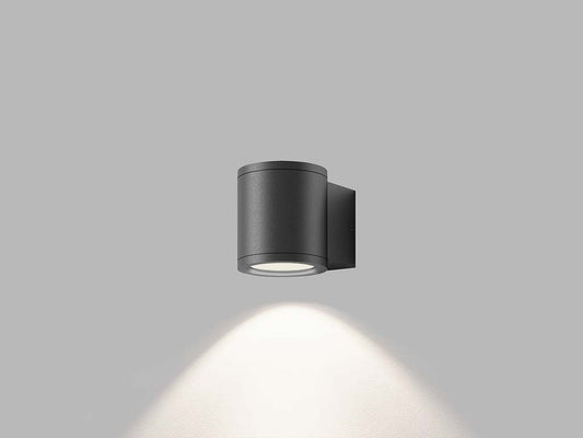 LED2 MIDO 1 antraciet cilindrische buitenwandlamp GU10 IP54